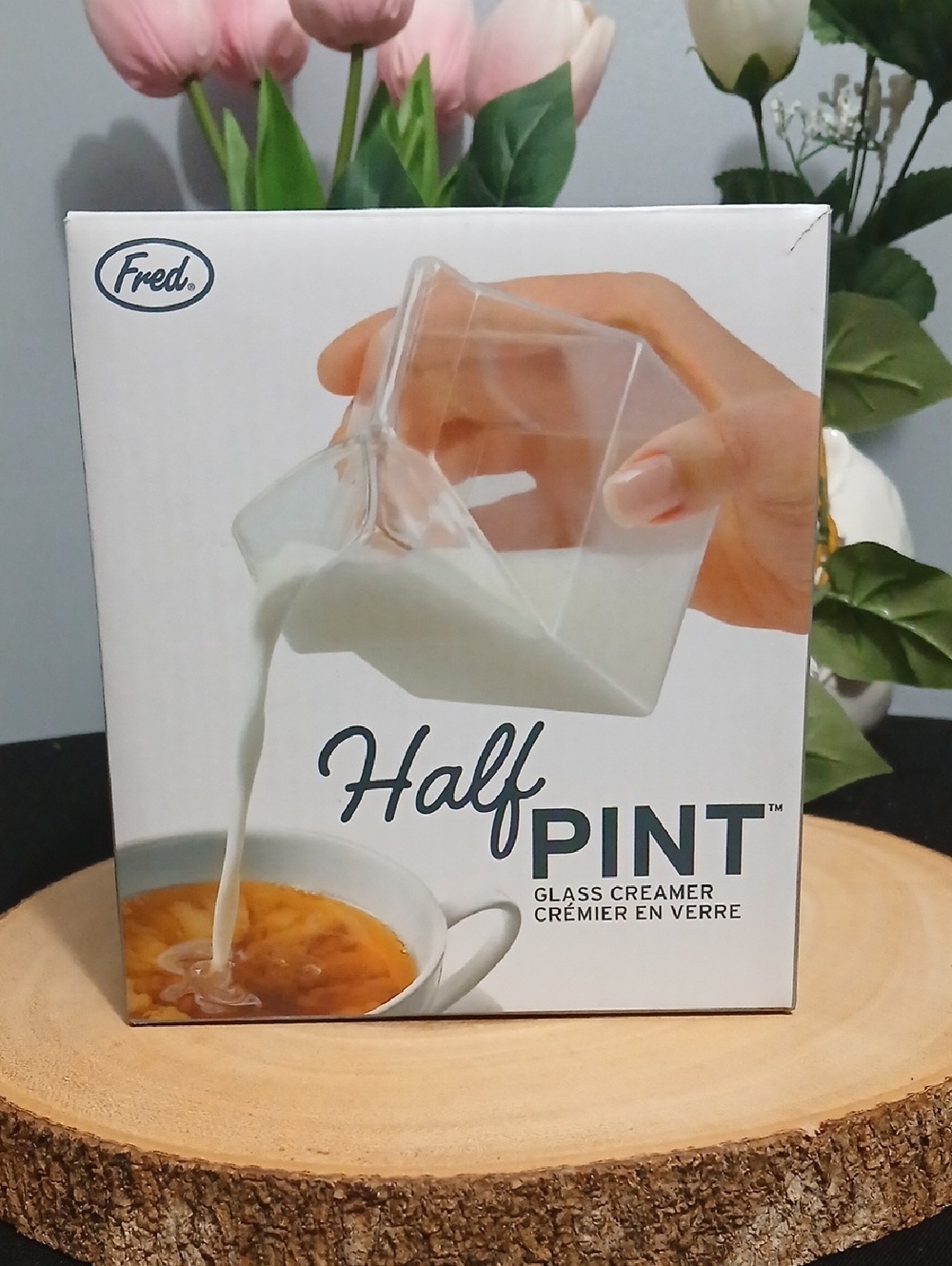 Fred Glass Half-Pint Creamer - Clear NIB